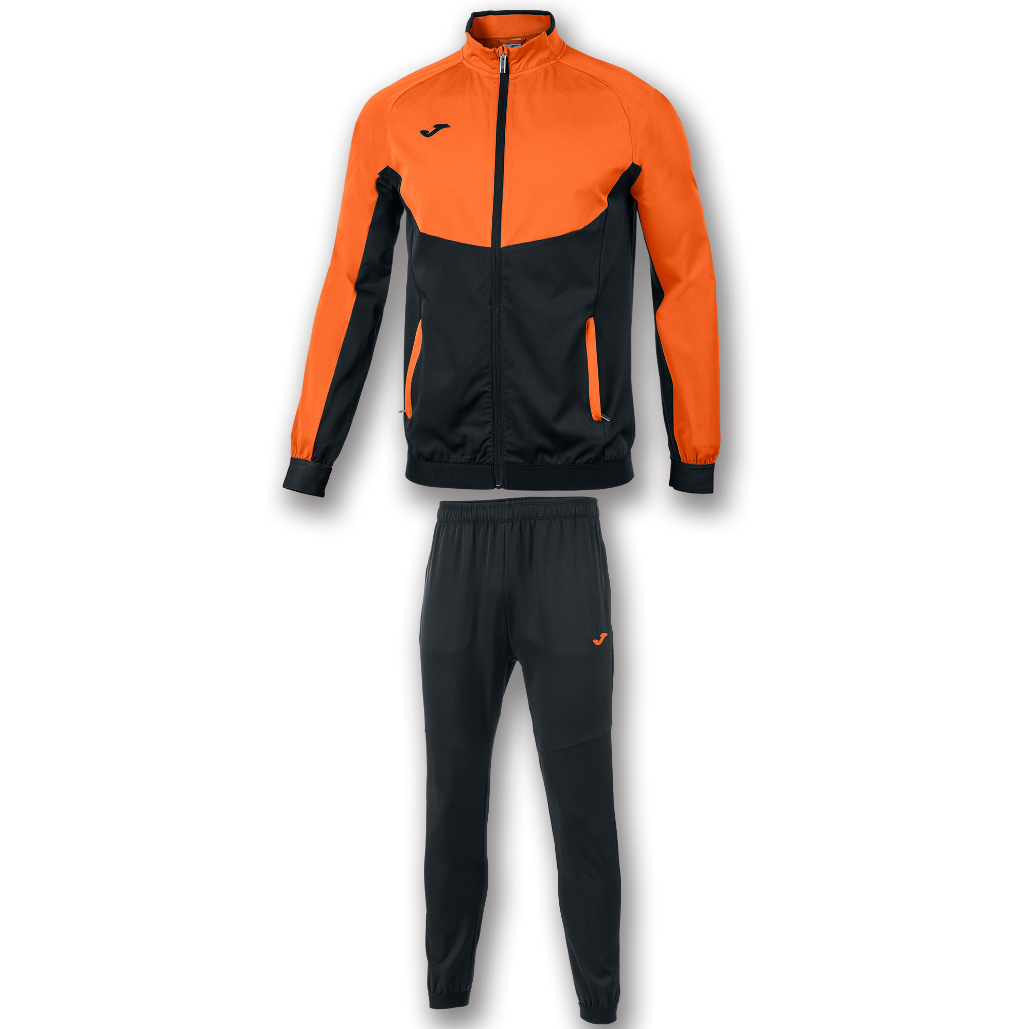Dres kompletny JOMA Essential czarno-pomarańczowy 101021.120
