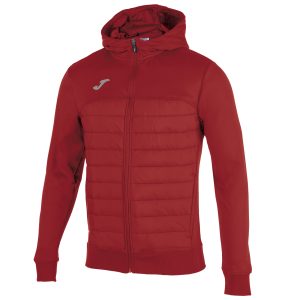 Bluza z kapturem / kurtka JOMA Berna czerwona 101103.600