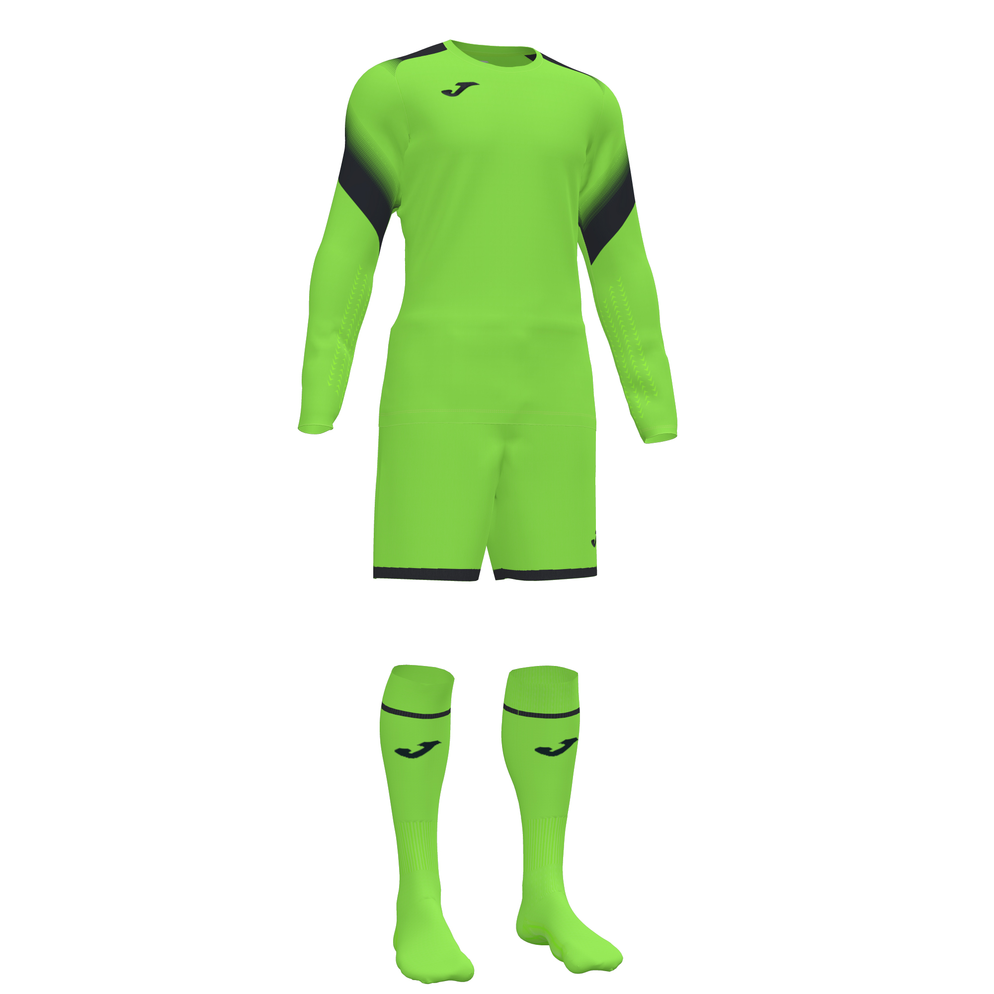 Strój bramkarski Joma Zamora V fluo zielony 101477.020