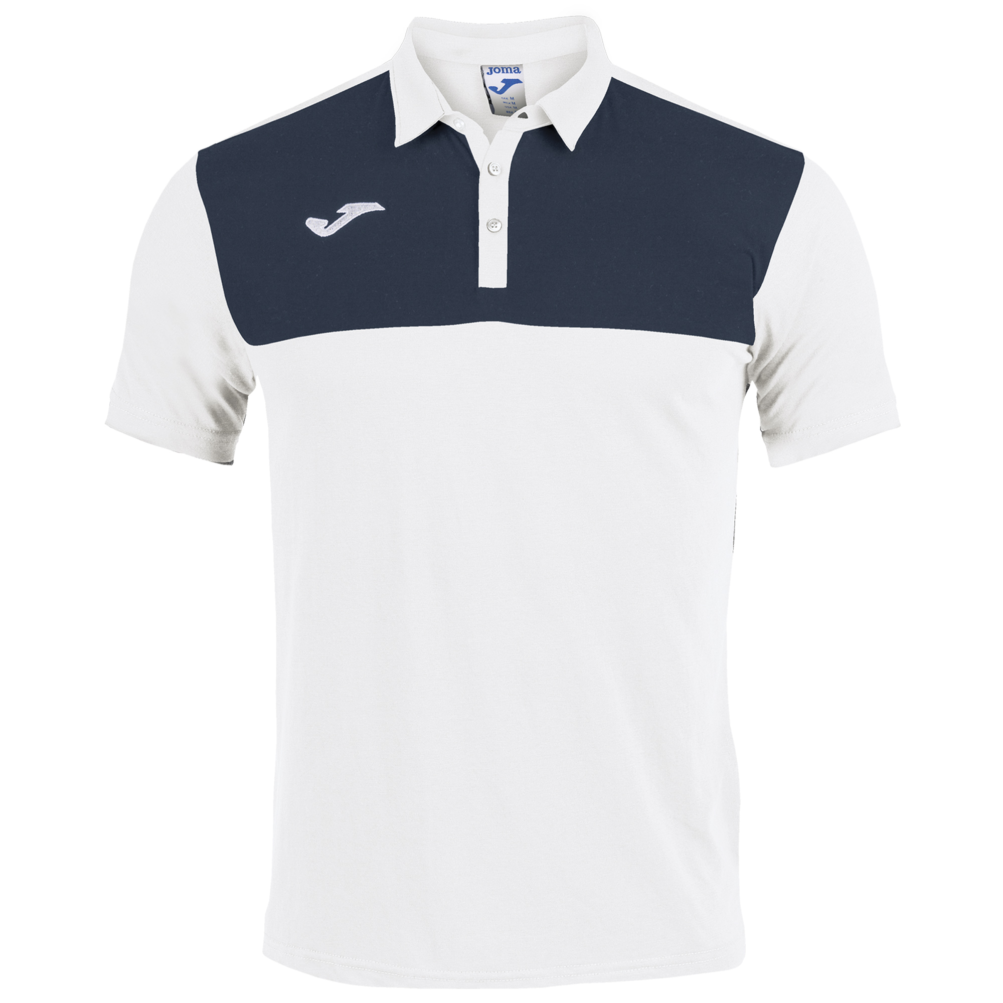 Koszulka polo JOMA Winner szaro-czarna 101684.281 - obrazek 4