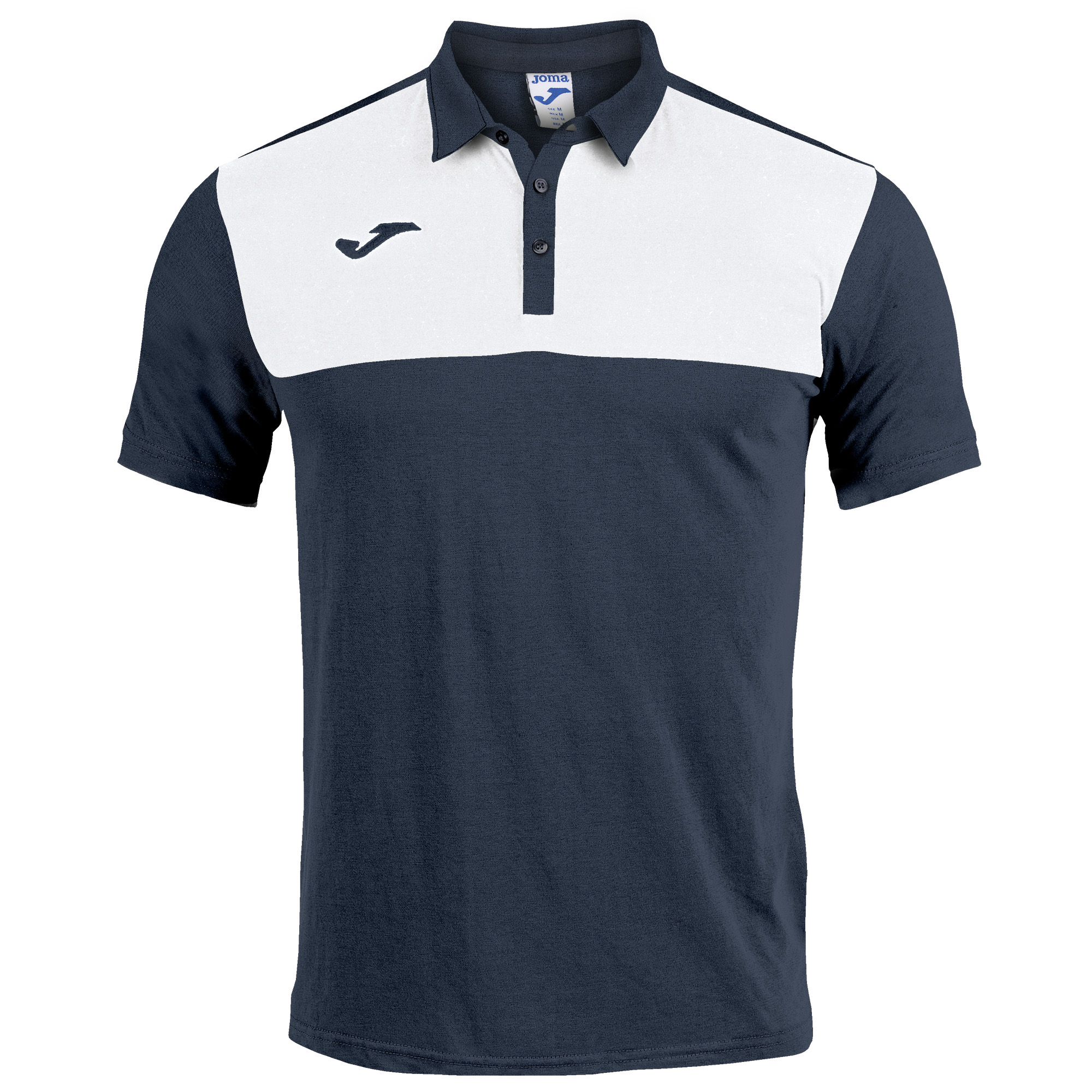 Koszulka polo JOMA Winner szaro-czarna 101684.281 - obrazek 2