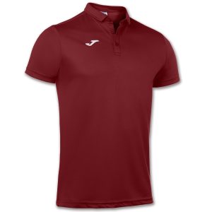 Koszulka polo męska JOMA Hobby bordowa 100437.671