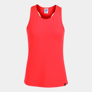 Koszulka damska bez rękawa JOMA Torneo różowa fluo 901322.040