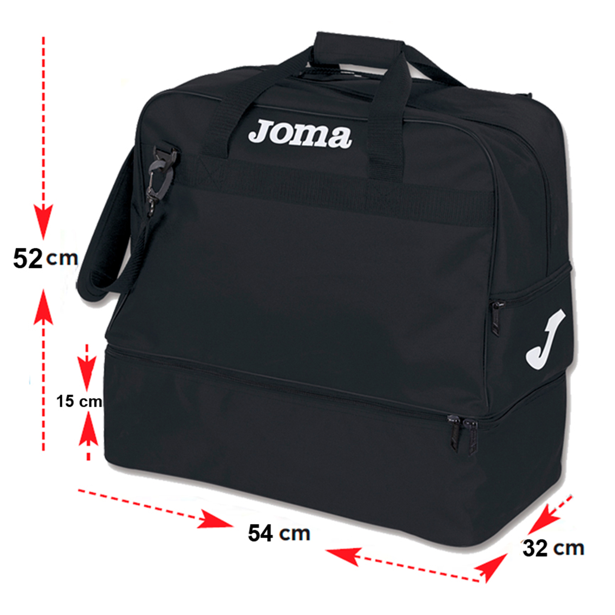 Torba treningowa JOMA III XTRA-LARGE czarna 400008.100