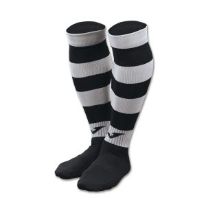 Getry piłkarskie ZEBRA II biało-czarne