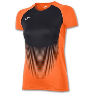 Koszulka damska JOMA Elite VI pomarańczowo-czarna 900641.051