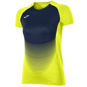 Koszulka damska JOMA Elite VI żółto-czarna 900641.063
