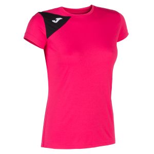 Koszulka damska JOMA Spike II różowo-czarna 900868.501