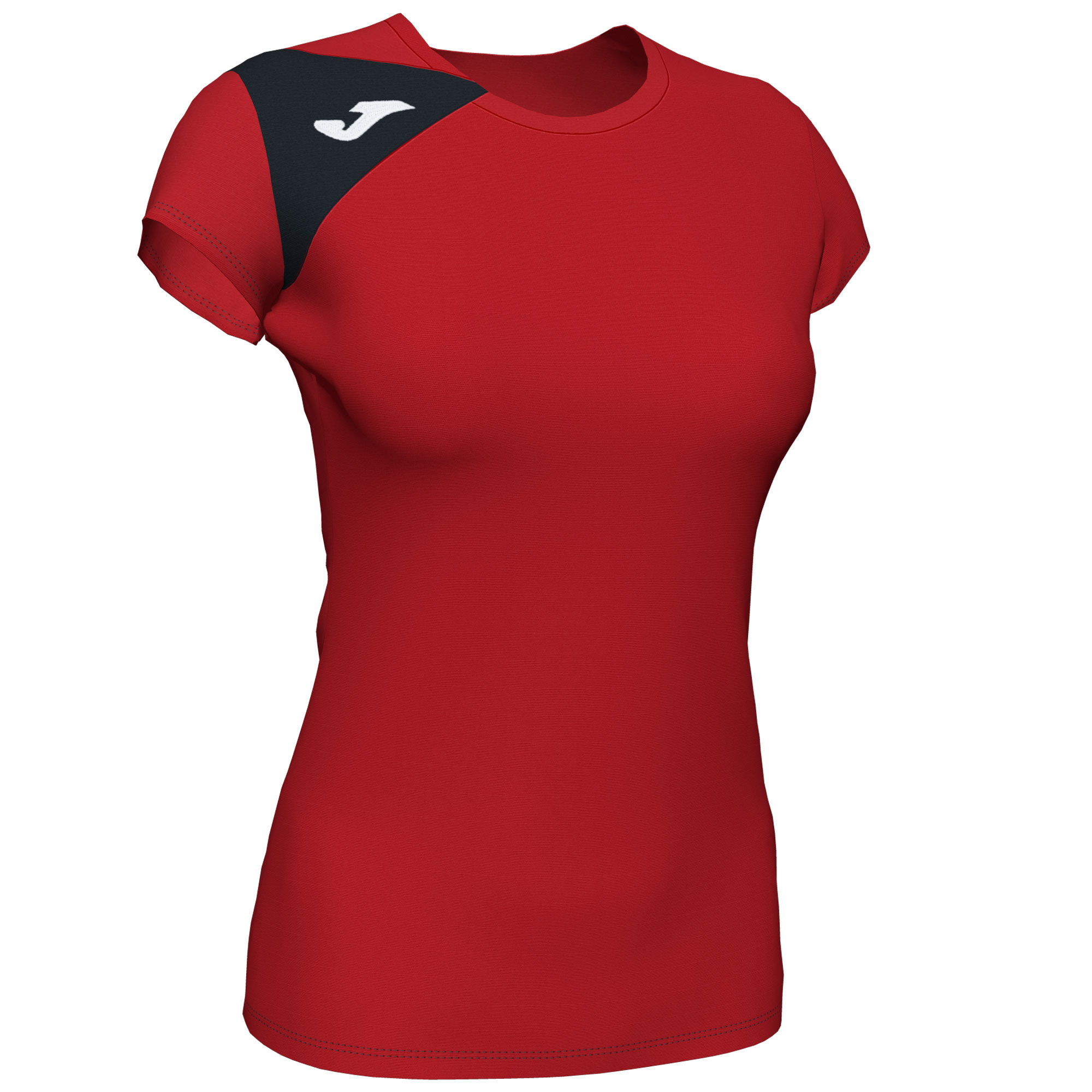 Koszulka damska JOMA Spike II czerwono-czarna 900868.601