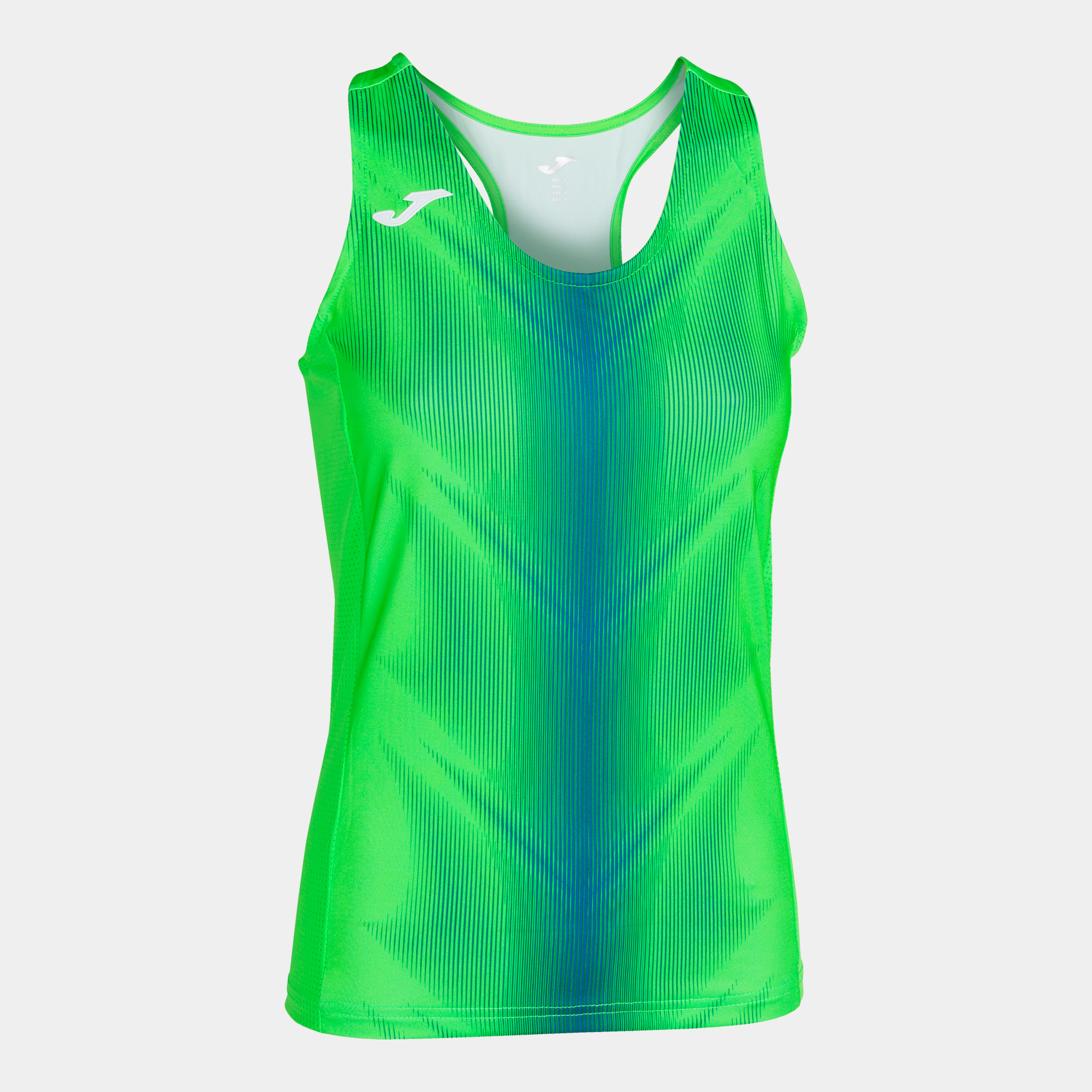 Koszulka damska JOMA Olimpia zielono-niebieska 900932.027