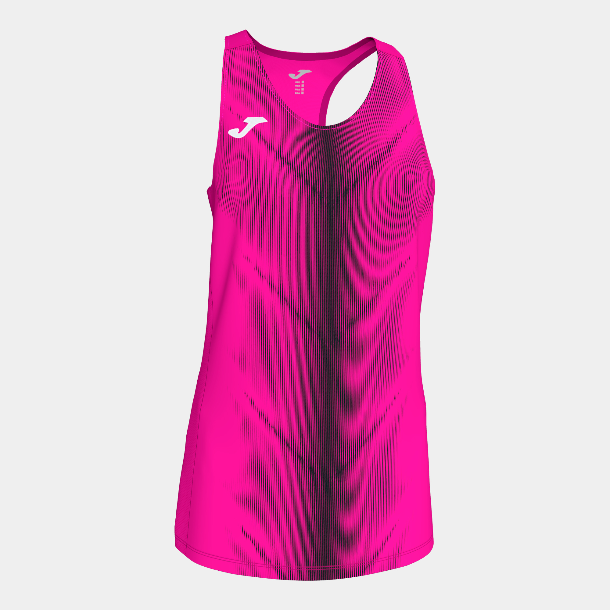Koszulka damska JOMA Olimpia różowo-czarna 900932.031