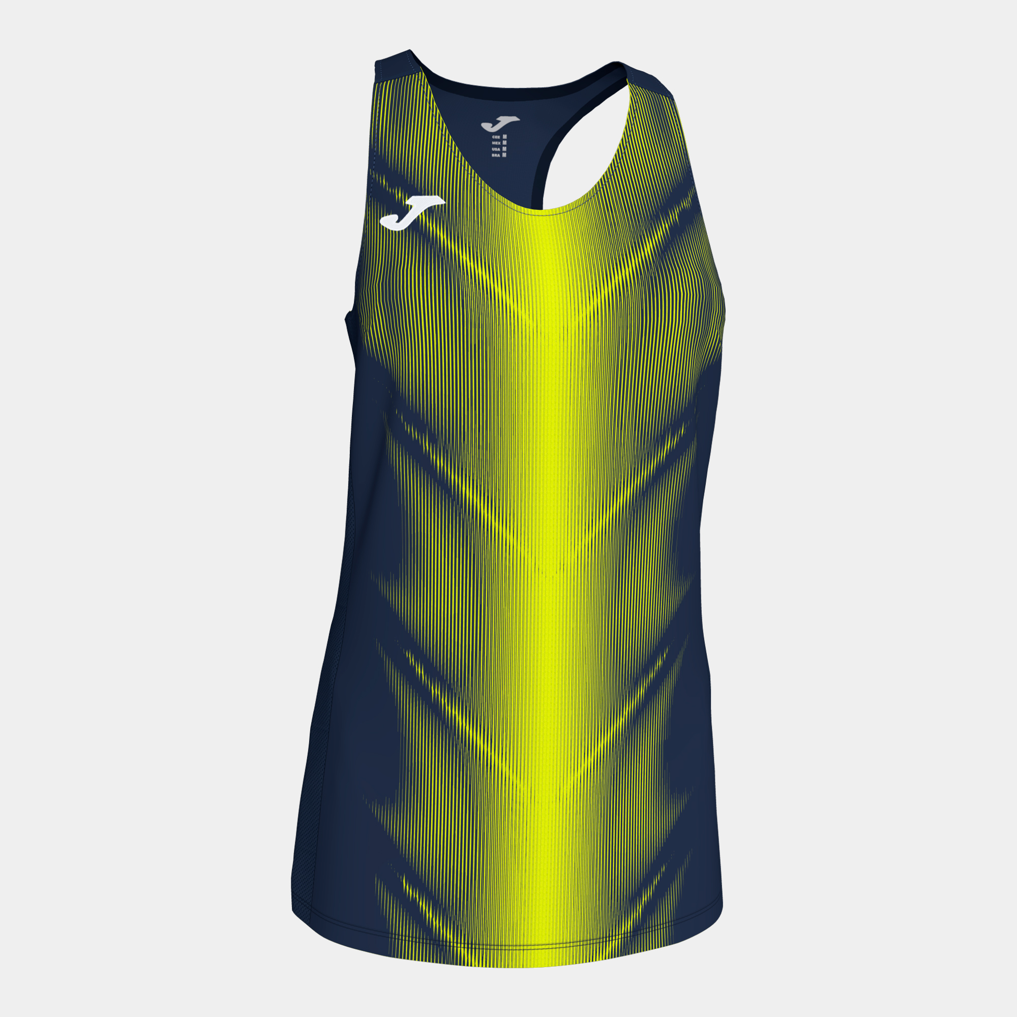 Koszulka damska JOMA Olimpia czarno-żółta 900900932.341