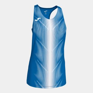 Koszulka damska JOMA Olimpia niebiesko-biała 900932.702