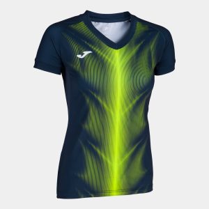 Koszulka damska JOMA Olimpia czarno żółta 900933.341