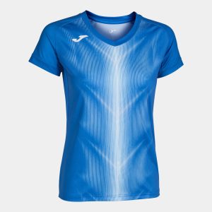 Koszulka damska JOMA Olimpia niebiesko-biała 900933.702