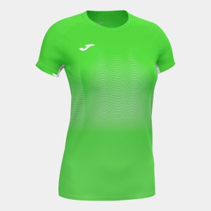 Koszulka damska JOMA Elite VI zielona fluo   901020.020