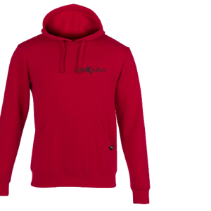 Czerwona bluza z kapturem JOMA Montana 102108.600 CHIKARA z nadrukiem