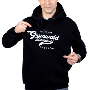 Bluza męska PREMIUM z kapturem czarna SPG PRO