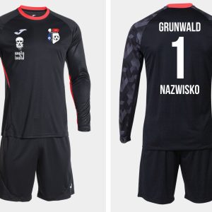 Strój bramkarski czarny z nadrukiem Joma Zamora 104407.119 SPG