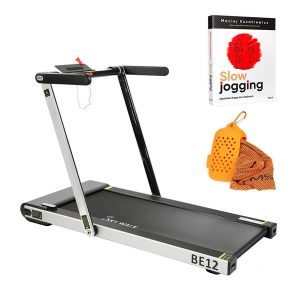 BE12 GRAY BIEŻNIA + KSIĄŻKA SLOW JOGGING + RC1206 ORANGE RĘCZNIK HMS