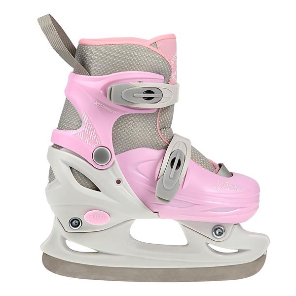 NH11901 A GREY/PINK ROZM. XS(26-29) ŁYŻWY HOKEJOWE NILS EXTREME