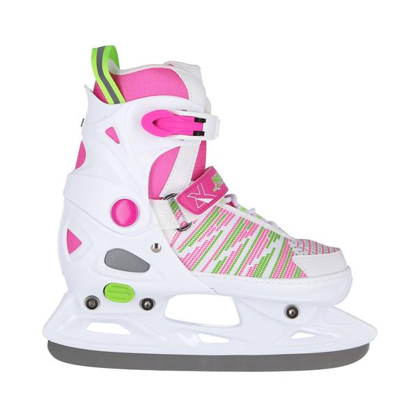 NH2255 A WHITE/PINK ROZM. M(37-40) ŁYŻWY HOKEJOWE NILS EXTREME