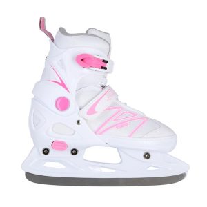 NH2253 A WHITE/PINK ROZM. S(33-36) ŁYŻWY HOKEJOWE NILS EXTREME