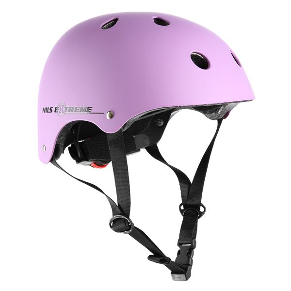 MTV12 FIOLETOWY MATOWY ROZM. XL (61-63 cm) KASK NILS EXTREME