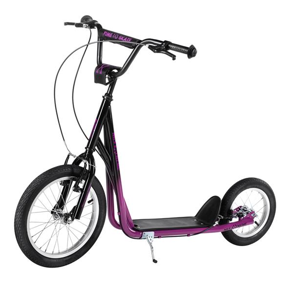 WH118AN PURPLE 16/12 HULAJNOGA Z POMP. KOŁAMI NILS EXTREME"