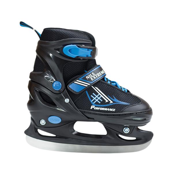 NH7104 A BLACK/BLUE ROZM. M ŁYŻWY HOKEJOWE NILS EXTREME