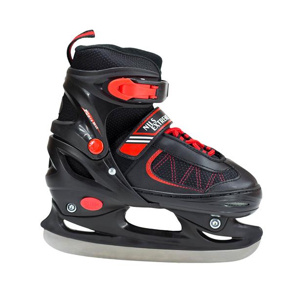 NH7103 A BLACK/RED ROZM. S ŁYŻWY HOKEJOWE NILS EXTREME