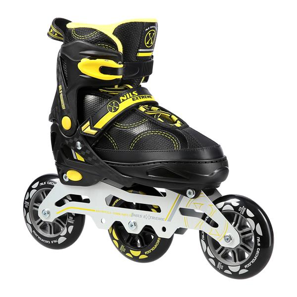 NA11201 CZARNE ROZM. M (35-38) ŁYŻWOROLKI NILS EXTREME