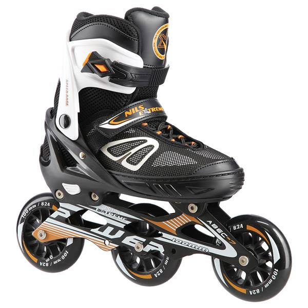 NA2153 A CZARNY 3 KÓŁKA 100 MM ROZM. M (37-40) ŁYŻWOROLKI NILS EXTREME