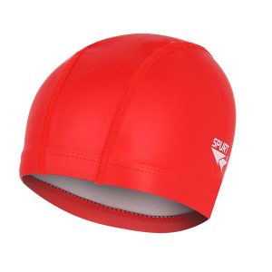 JEDNOKOLOROWY RD01 CZERWONY CZEPEK SILIKONOWY/PU SPURT