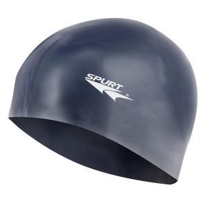 JEDNOKOLOROWY F248 NAVY BLUE CZEPEK SILIKONOWY SPURT