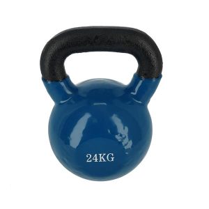 KNL 24 KG BLUE KETTLEBELL ŻELIWNY POKRYTY WINYLEM NN