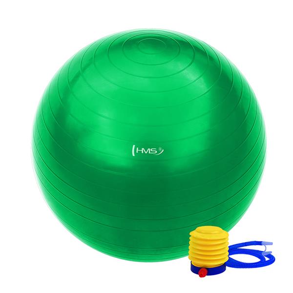 YB01 (PG 65CM) ZIELONA PIŁKA GIMNASTYCZNA HMS