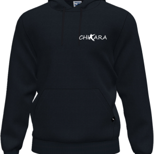 Czarna bluza z kapturem JOMA Montana 102108.100 CHIKARA z nadrukiem