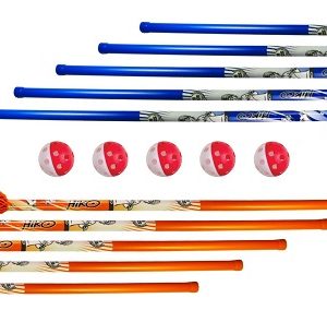 Zestaw Unibros Hiko 87 cm (10 kijów + 5 piłek)