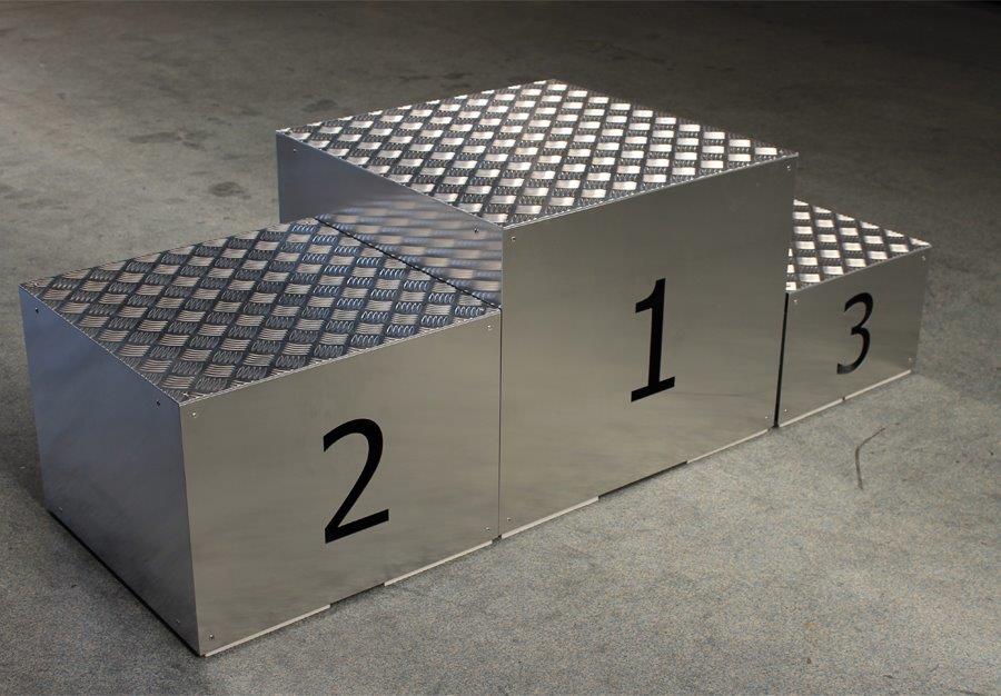 Podium aluminiowe składane