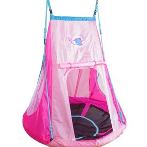 Gniazdo z namiotem Hudora Nest Swing Heart 110 cm (72153)