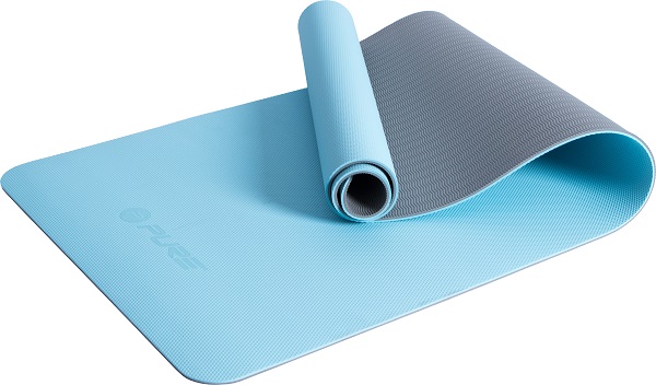 Mata do ćwiczeń P2I TPE JOGA MAT NIEBIESKO/SZARA 173x58x0.6 cm