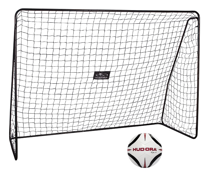 Bramka piłkarska Hudora XXL 300x205 cm (76128) + piłka